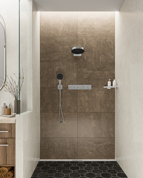 Seinäliitin Hansgrohe 26887000 Fixfit Q Kromi [6550194]