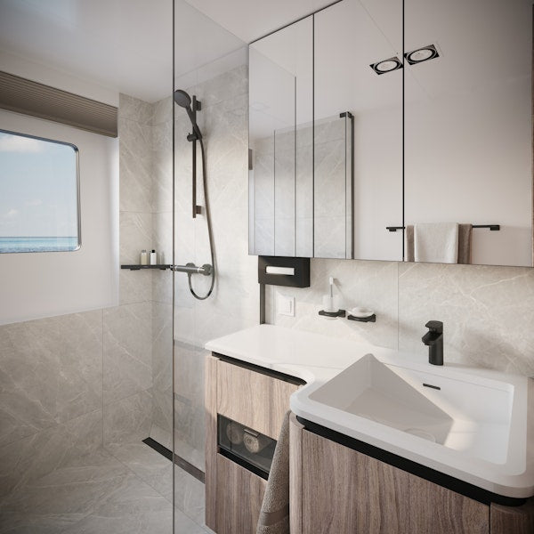 Suihkusetti Hansgrohe 26423670 Vernis Sha Var Eco Musta [6550144]