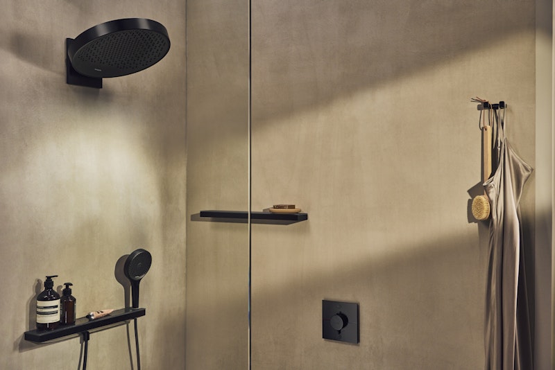 Pintaosa Hansgrohe 15384670 Suihkuhana 5-T Musta [6352014]