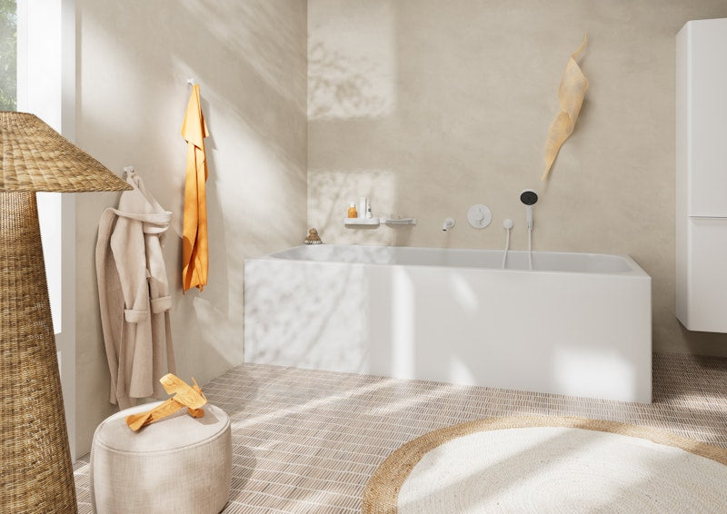 Seinäliitin Hansgrohe 26453700 Fixfit Valk [6550271]