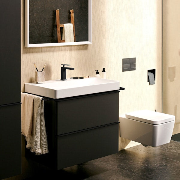 Pesuallashana Hansgrohe 73018670 Tecturis E 110 Musta [6150985]