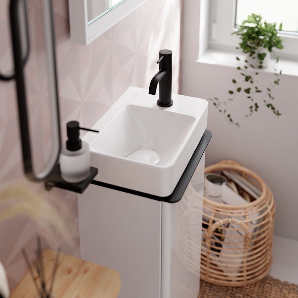 Pesuallashana Hansgrohe 73305670 Tecturis S 80 Musta [6150993]