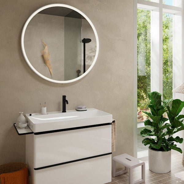 Pesuallashana Hansgrohe 73318670 Tecturis S 110 Musta [6151008]