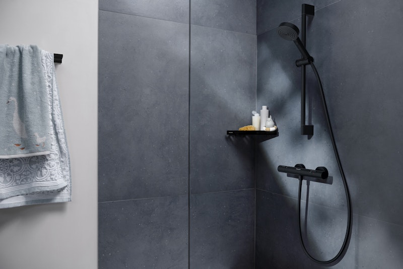 Suihkutanko Hansgrohe 24400670 S Unica 65Cm Musta [6550255]