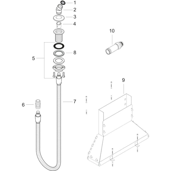 Ripustin Hansgrohe 28307000 Secuflex [6556018]