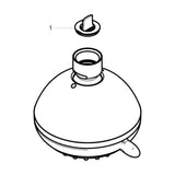 Yläsuihku Hansgrohe 28423000 Crometta85 Eco 6L [6559327] |