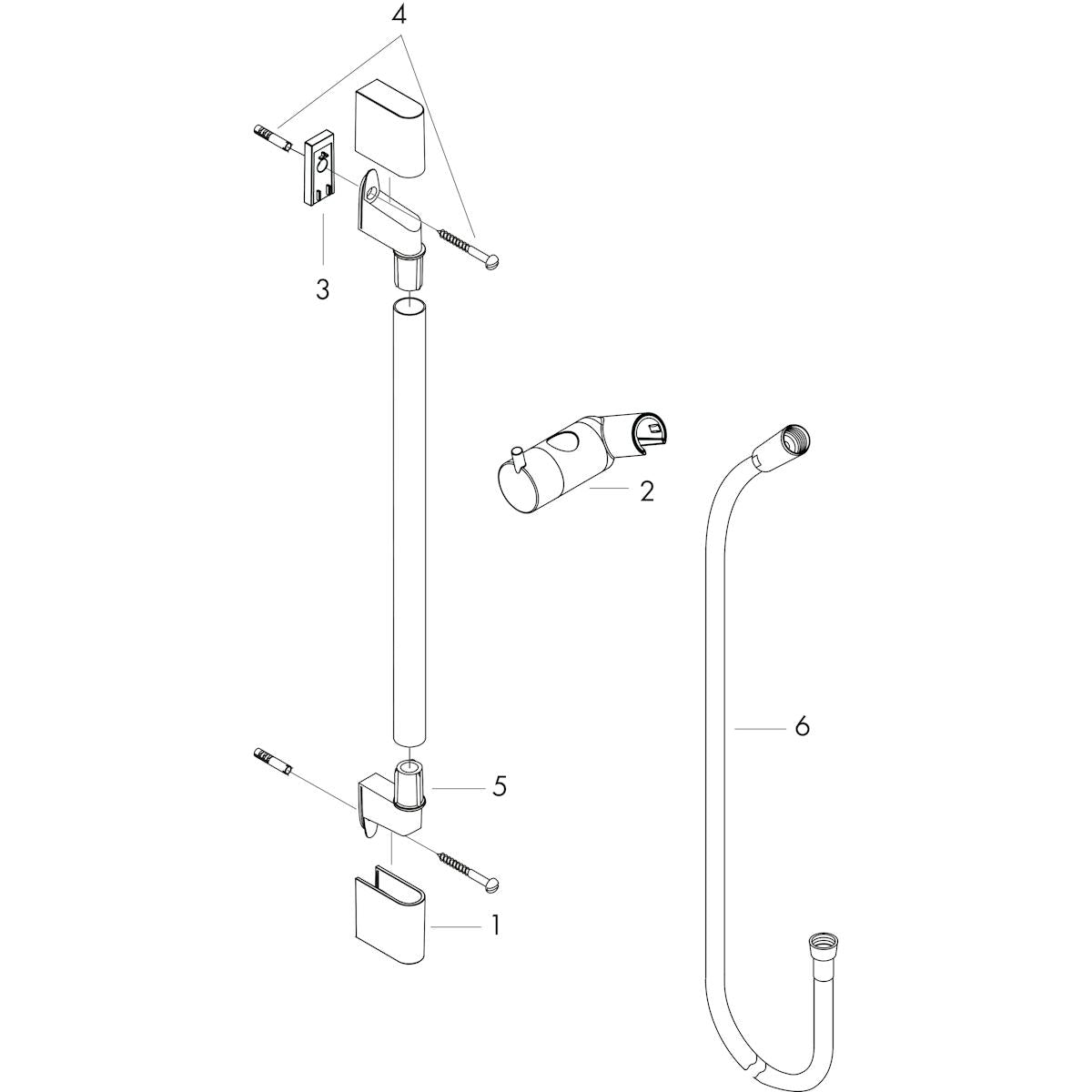 Suihkutanko Hansgrohe 27611000 Unica'C 65Cm [6556003] |