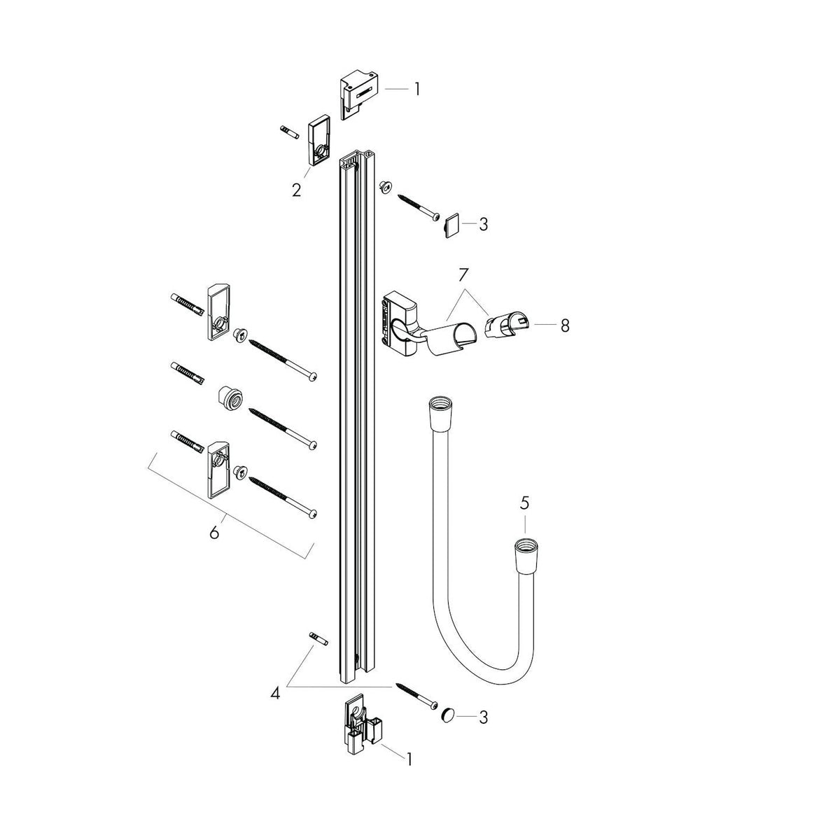 Suihkutanko Hansgrohe 27636000 Rd Unica'S 90Cm [6556016] |
