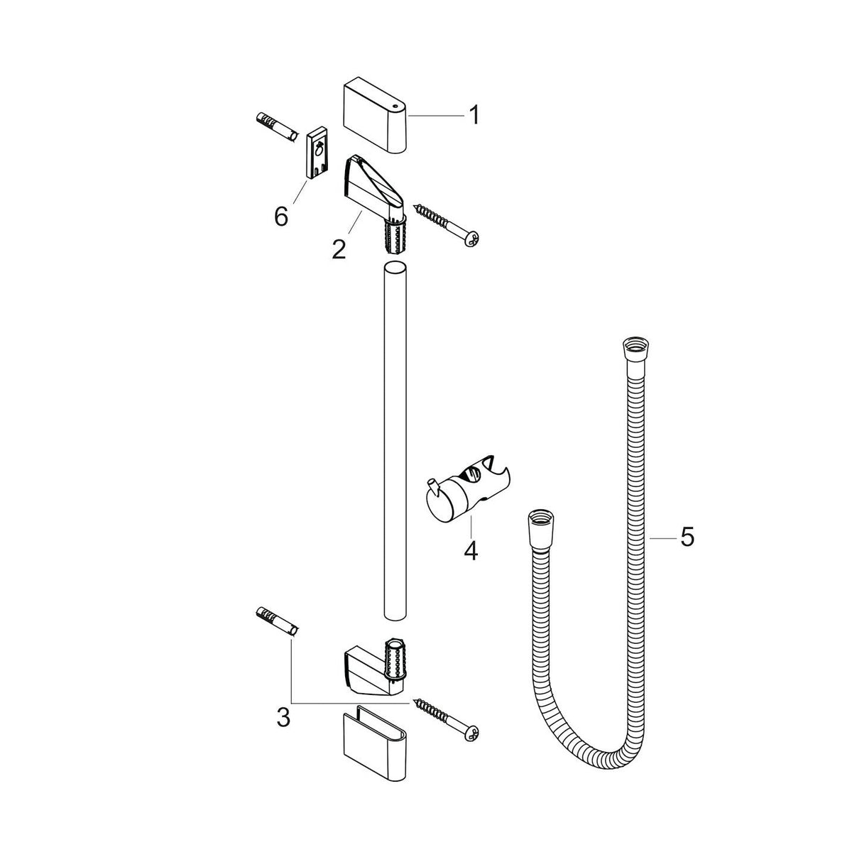 Suihkutanko Hansgrohe 27614000 Unica'Crometta 90Cm [6556014] |