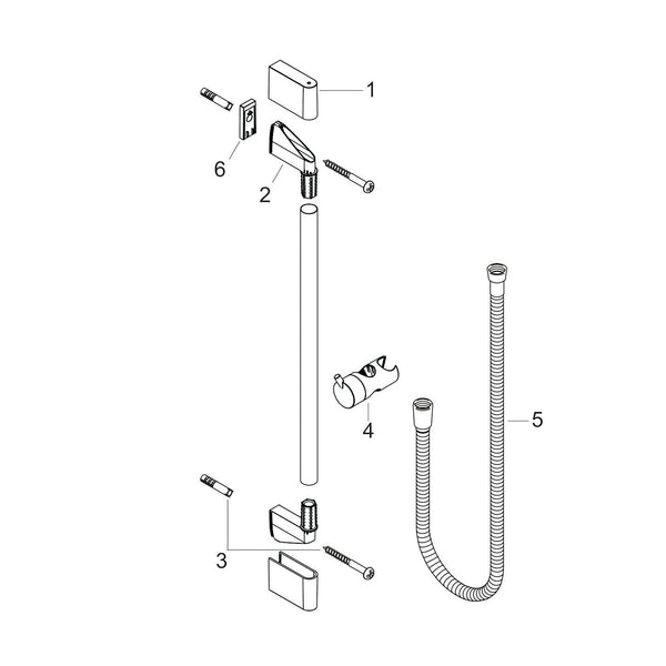 Suihkutanko Hansgrohe 27614000 Unica'Crometta 90Cm [6556014] |