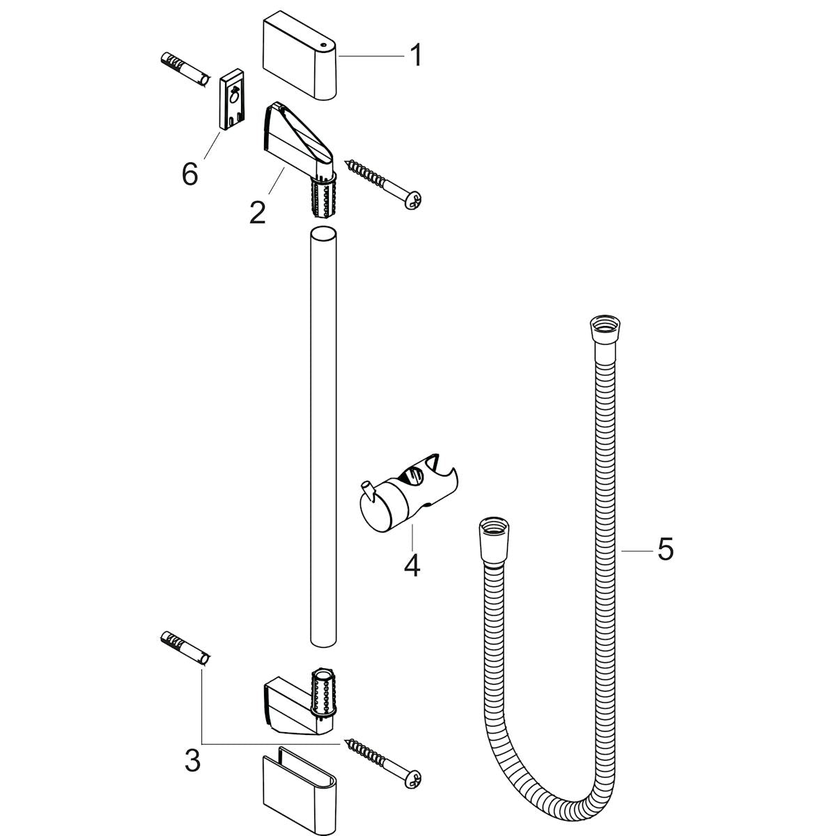 Suihkutanko Hansgrohe 27615000 Unica'Crometta 65Cm [6556015] |