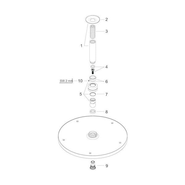 Yläsuihku Hansgrohe 27494000 Raindance Air Wall300 [6559319] |