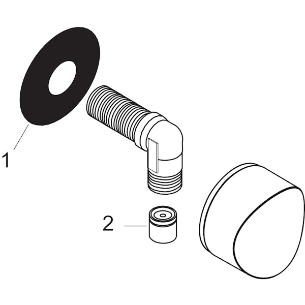 Seinäliitin Hansgrohe 26453700 Fixfit Valk [6550271]