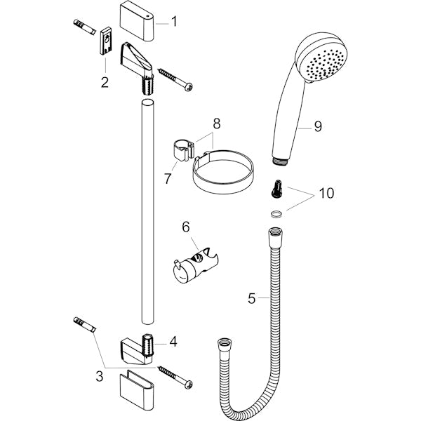 Suihkusetti Hansgrohe 27764000 Crometta [6559429]