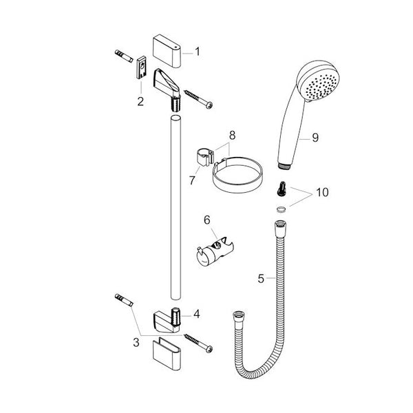 Suihkusetti Hansgrohe 27762000 Crometta85 Vario 90Cm [6559320]