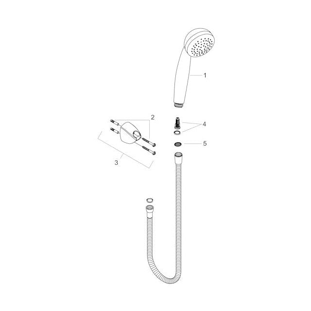 Käsisuihku Hansgrohe 27577000 Crometta 85 [6559399]