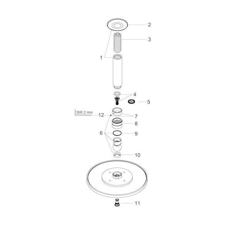 Yläsuihku Hansgrohe 27478000 Raindance [6559293] |