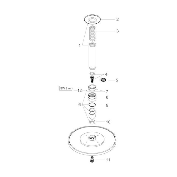 Yläsuihku Hansgrohe 27477000 Raindance [6559292] |