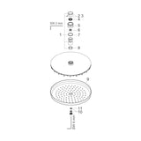 Yläsuihku Hansgrohe 26465000 Croma 220 [6559445] |