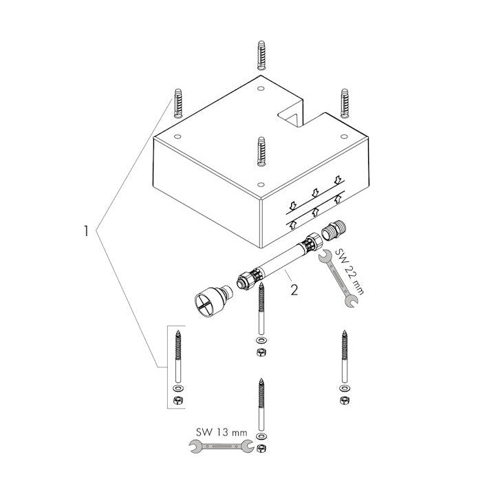 Runko - Osa Hansgrohe Raindance 260X260 Runko - Osa [6559484] |
