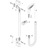 Suihkusetti Hansgrohe 26571400 Croma Select S Eco 9L [6559583] |