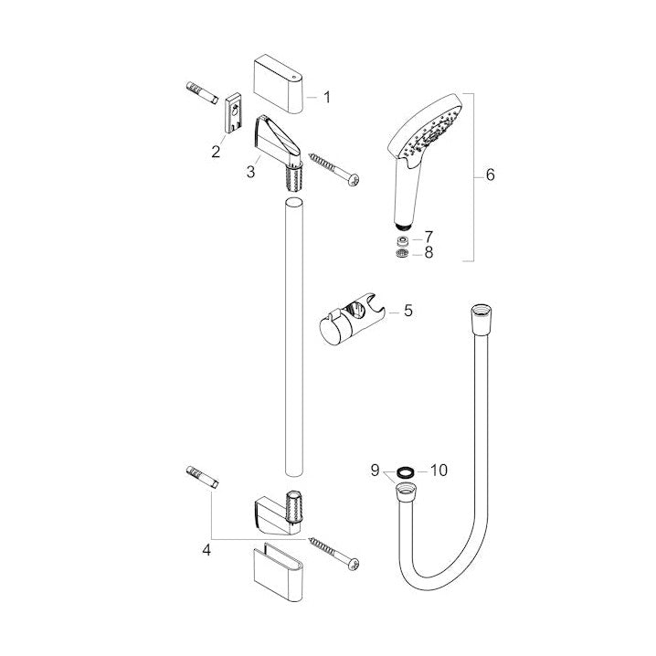 Suihkusetti Hansgrohe 26581400 Croma Select E Eco 9L [6559589]