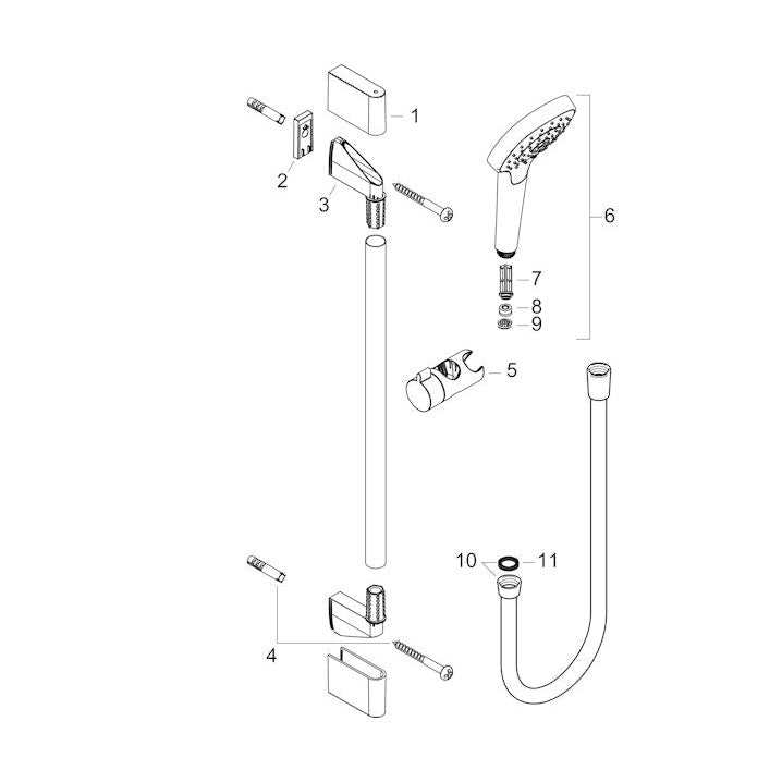Suihkusetti Hansgrohe 26583400 Croma Select E [6559539]