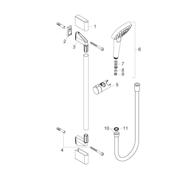Suihkusetti Hansgrohe 26583400 Croma Select E [6559539]