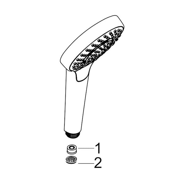Käsisuihku Hansgrohe 26811400 Croma Select E Eco 9L [6559552]