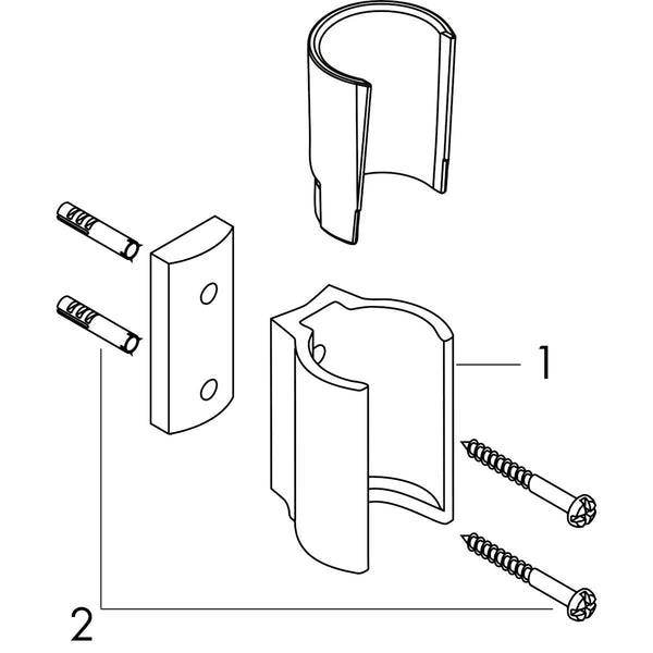 Ripustin Hansgrohe 27515000 Axor Starck [6555704]