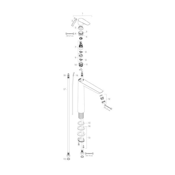 Pesuallashana Hg Talis E 240 Vipup Kromi [6150431] |