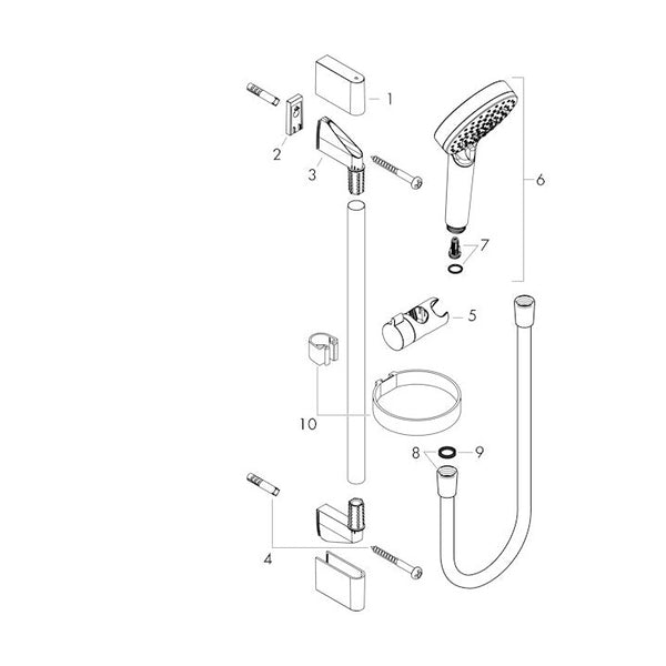 Käsisuihkusetti Hansgrohe 26553400 Crometta Var.Saip.Ku. [6559763] |