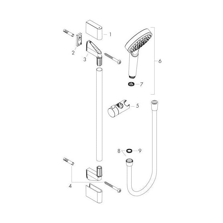 Käsisuihkusetti Hansgrohe 26554400 Crometta 1Jet Green6L [6559764] |