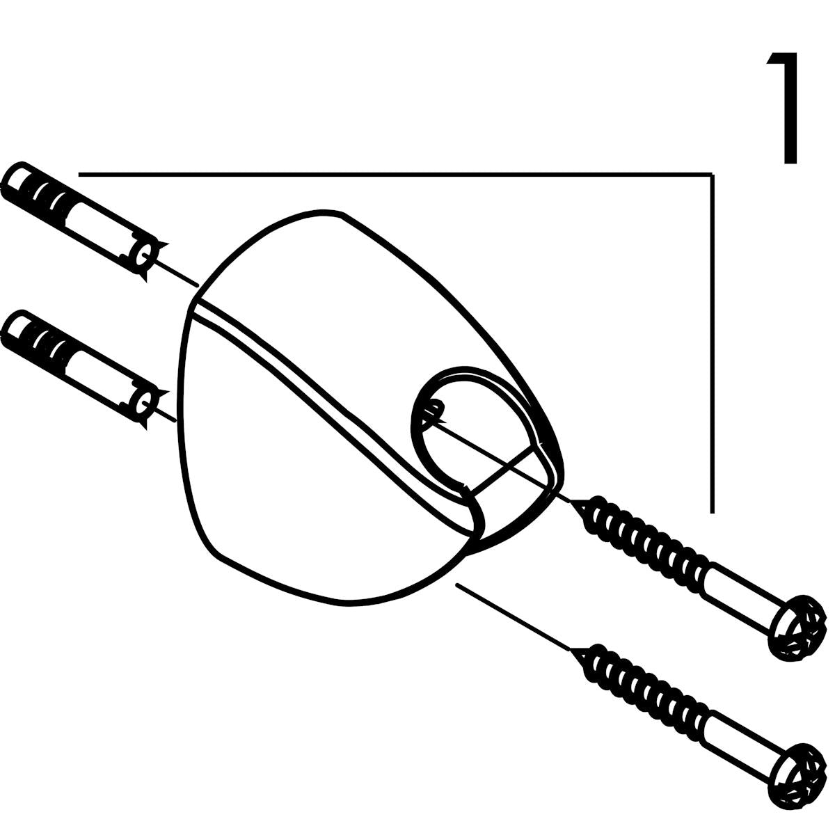 Ripustin Hansgrohe 27521000 Porter'C [6555701]