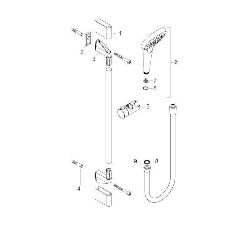 Suihkusetti Hansgrohe 26573400 Croma Select S Eco 9L [6559585]