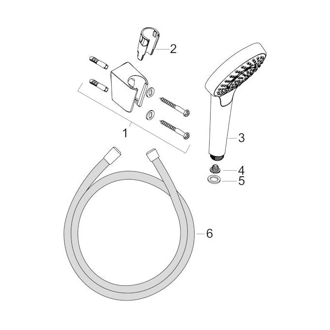Käsisuihkusetti Hansgrohe 26411400 Croma Select S [6559532]