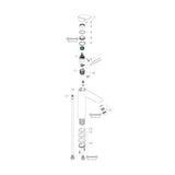 Pesuallashana Hansgrohe 71091000 Logis 190 [6150379] |
