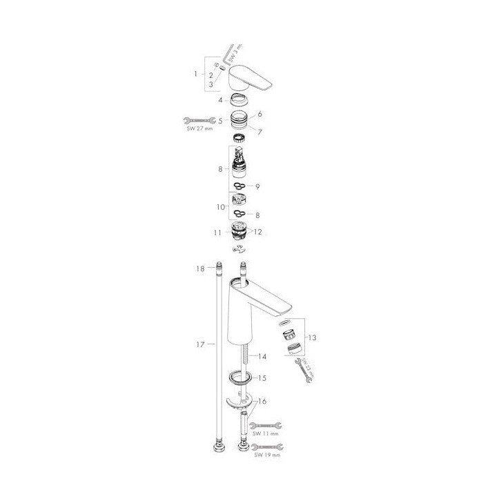 Pesuallashana Hansgrohe Talis E 110 Ilman Pv Valk [6150795] |