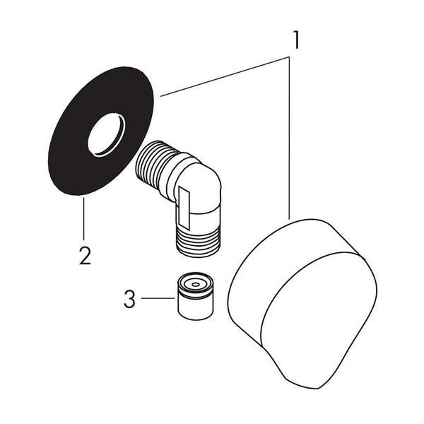 Seinäliitin Hansgrohe 27458 Hansgrohe [6559027] |