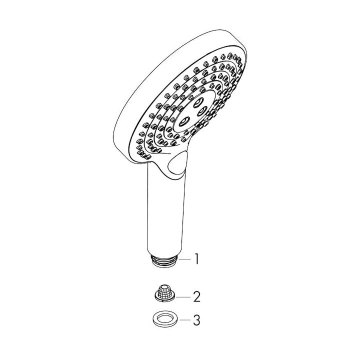 Käsisuihku Hansgrohe 26014990 Raindance 120 3Jet Ku [6550268]