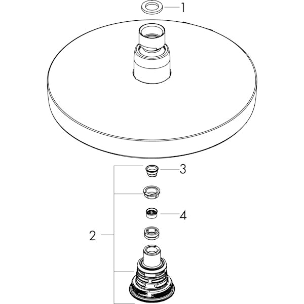 Yläsuihku Hansgrohe 26523000 Croma Select S180 Eco [6559706] |