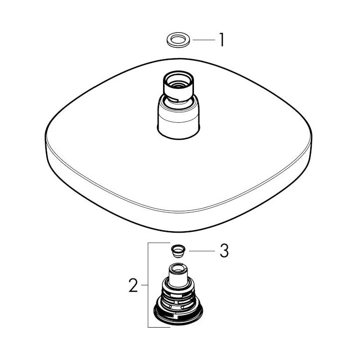 Yläsuihku Hansgrohe 26524400 Croma Select E180 [6559709] |