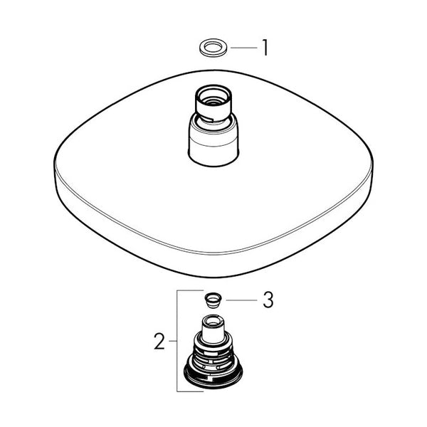Yläsuihku Hansgrohe 26524400 Croma Select E180 [6559709] |