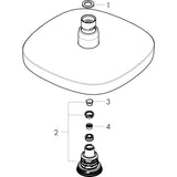 Yläsuihku Hansgrohe 26528000 Croma Select E180 Eco [6559710] |