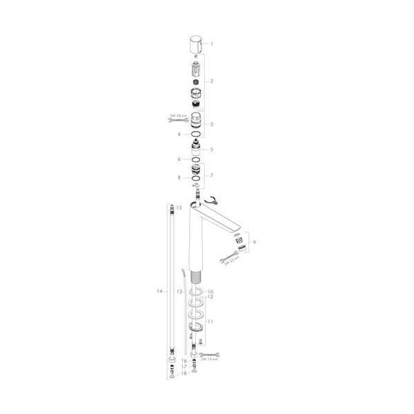 Pesuallashana Hansgrohe 71752000 Talis Select  E 240 V [6150434]