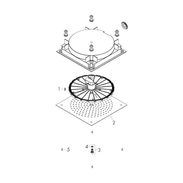 Yläsuihku Hansgrohe Raindance 260X260 Suihku Eco [6559486] |