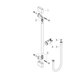 Suihkutanko Hansgrohe 24401000 Pulsify 900 Kromi [6550107] |