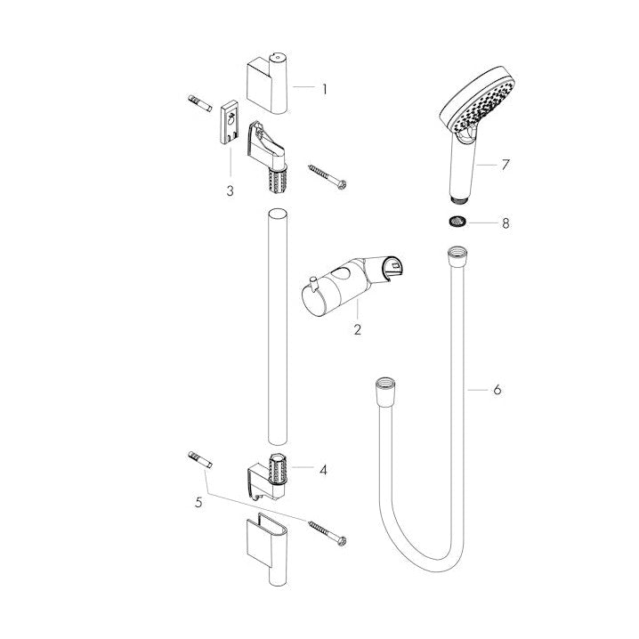 Suihkusetti Hansgrohe 26423670 Vernis Sha Var Eco Musta [6550144]