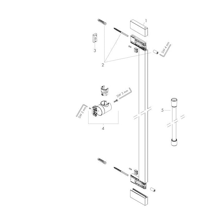 Suihkutanko Hansgrohe 24404140 Unica Pronssi [6550262] |