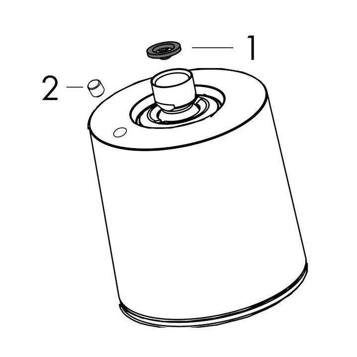 Yläsuihku Hansgrohe 24130000 Pulsify 105 Kromi [6550076] |